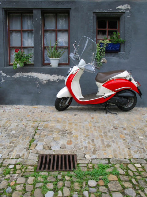 Verkeer bromfiets